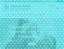 Tablet Screenshot of platypusmedia.com